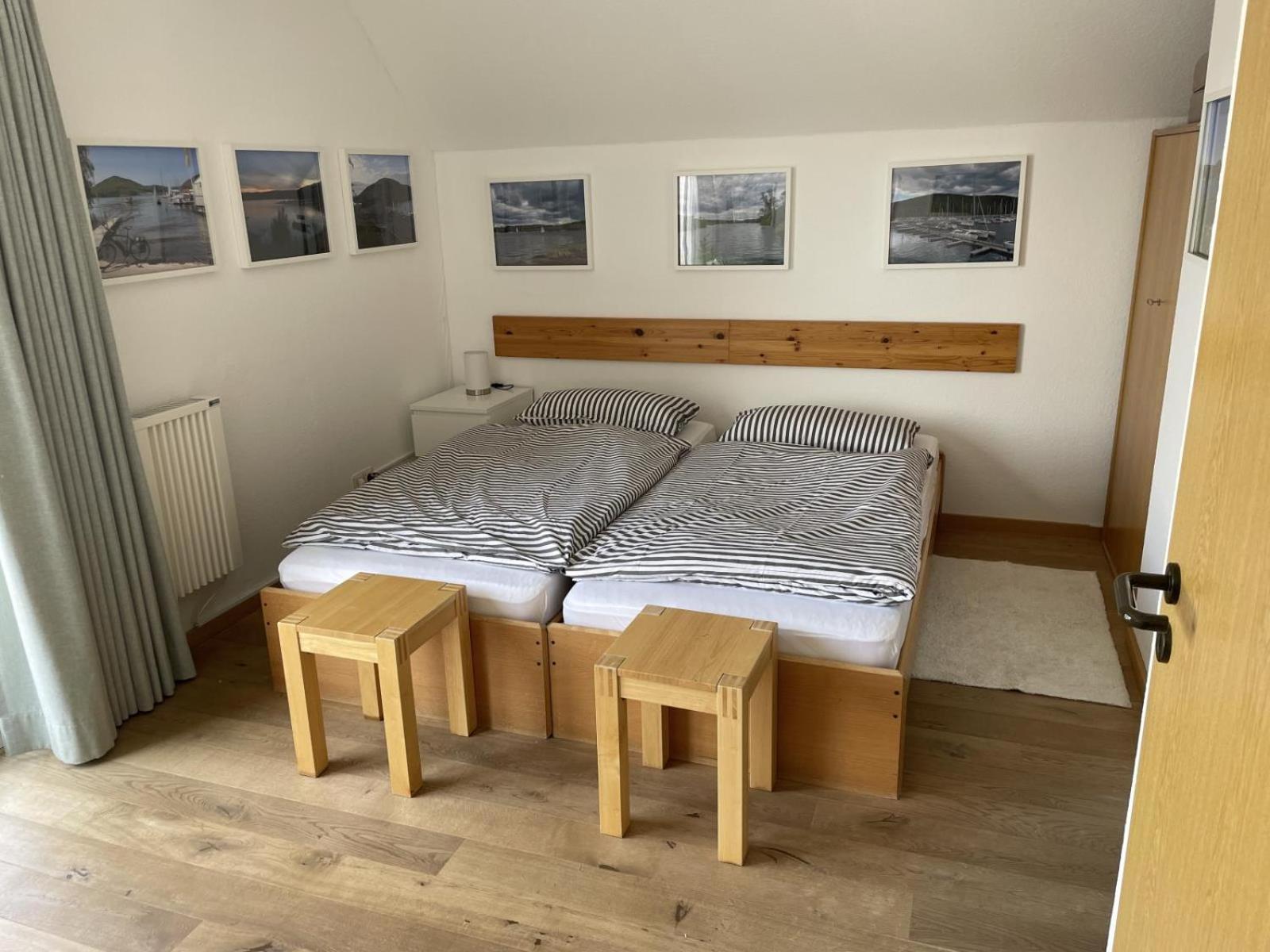 Gemutliche 93M2Fewo Mit 2 Schlafzimmern Und Seitlichem Seeblick Vom Balkon Scheid  Extérieur photo